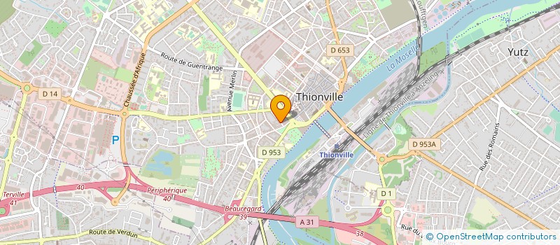 localisation de l'entreprise MADAME ODETTE KONYK à THIONVILLE