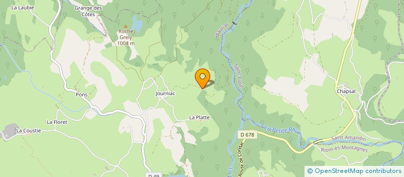 localisation de l'entreprise MADAME ODETTE KOOP à RIOM-ES-MONTAGNES
