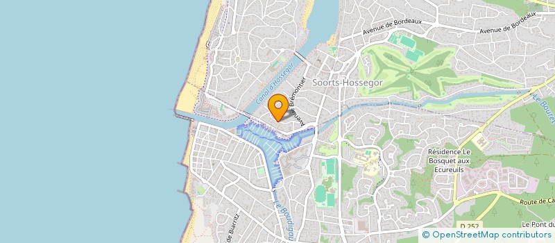 localisation de l'entreprise MADAME ODETTE LABOISE  SOORTS-HOSSEGOR