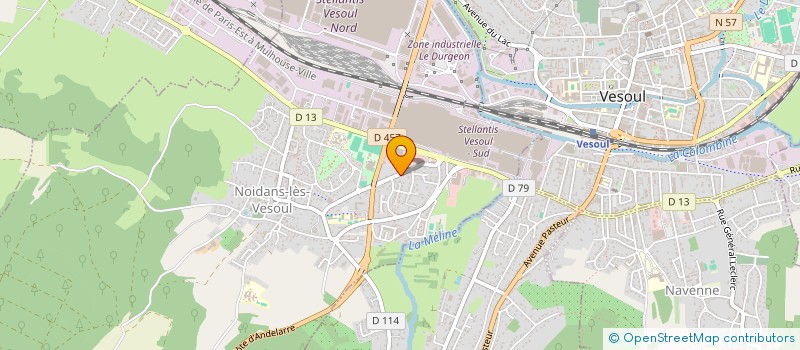 localisation de l'entreprise MADAME ODETTE LASCAUD  NOIDANS-LES-VESOUL