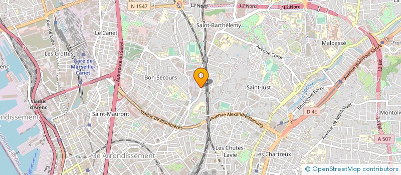 localisation de l'entreprise MADAME ODETTE LAUGER à MARSEILLE