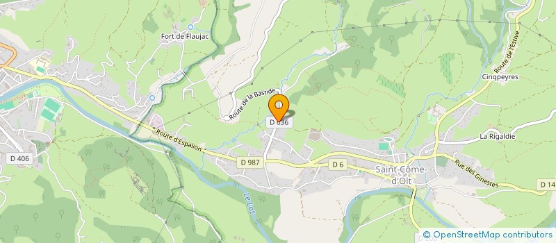 localisation de l'entreprise MADAME ODETTE LAUTARD  SAINT COME D'OLT