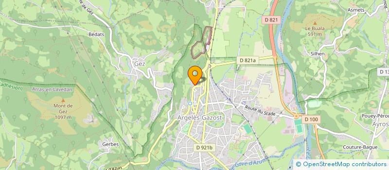 localisation de l'entreprise MADAME ODETTE LAVEDAN  ARGELES-GAZOST