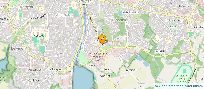 localisation de l'entreprise MADAME ODETTE LE REGENT à VANNES