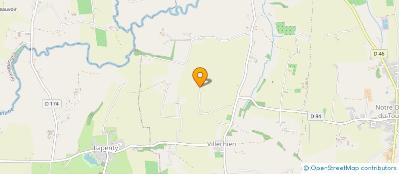 localisation de l'entreprise MADAME ODETTE LEBRETON  MORTAIN-BOCAGE