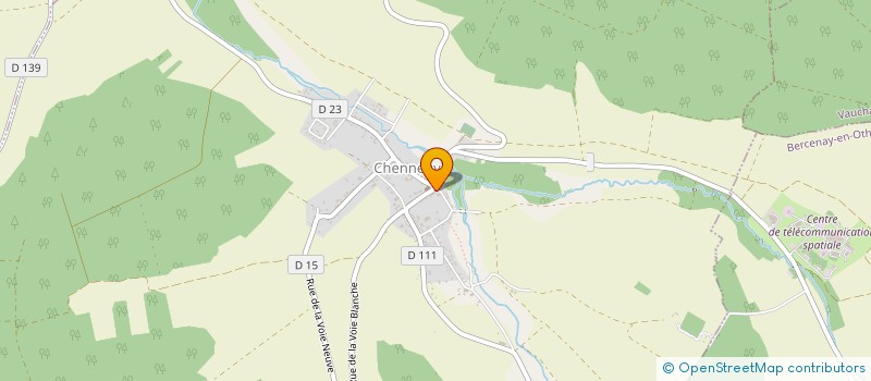 localisation de l'entreprise MADAME ODETTE LECLAIRE à CHENNEGY