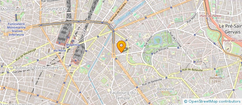 localisation de l'entreprise MADAME ODETTE LEFEVRE  PARIS