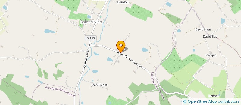 localisation de l'entreprise MADAME ODETTE LEMARCHAND  SAINT-EUTROPE-DE-BORN