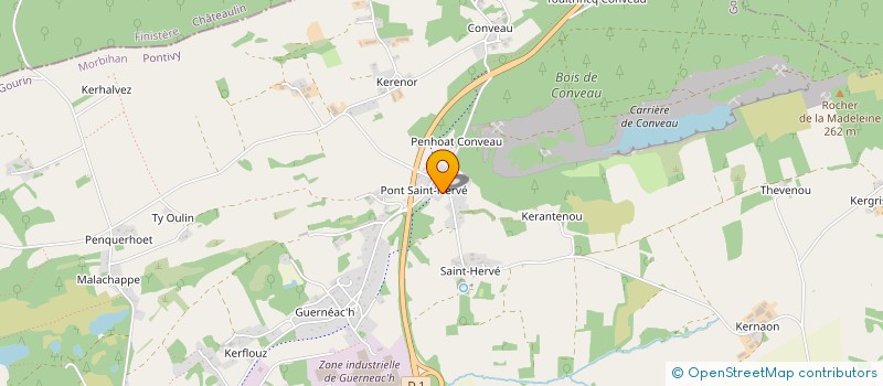 localisation de l'entreprise MADAME ODETTE MAHE  GOURIN