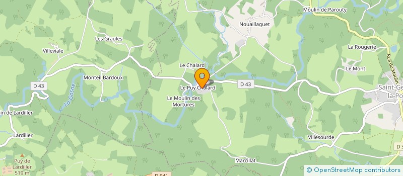 localisation de l'entreprise MADAME ODETTE-MARGUERITE PETITOT à SAINT-GEORGES-LA-POUGE