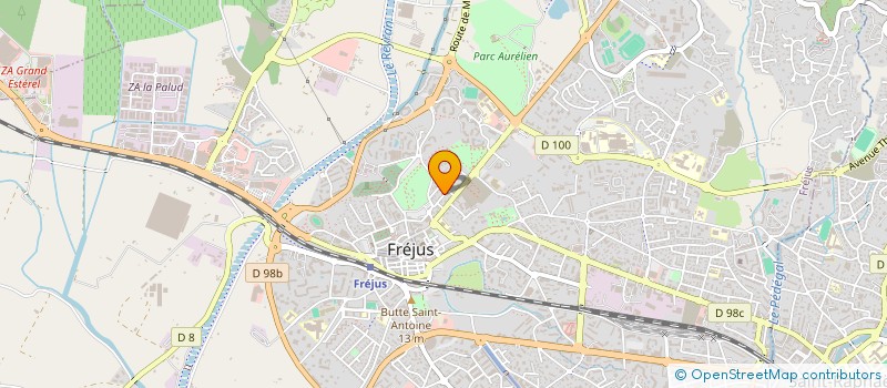 localisation de l'entreprise MADAME ODETTE MASSE à FREJUS