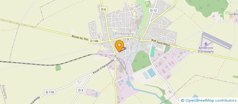 localisation de l'entreprise MADAME ODETTE MASURIER  ETREPAGNY