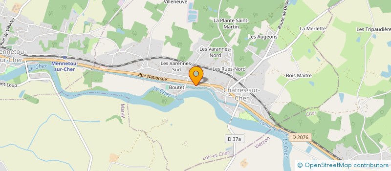 localisation de l'entreprise MADAME ODETTE MAZURCZAK à CHATRES-SUR-CHER