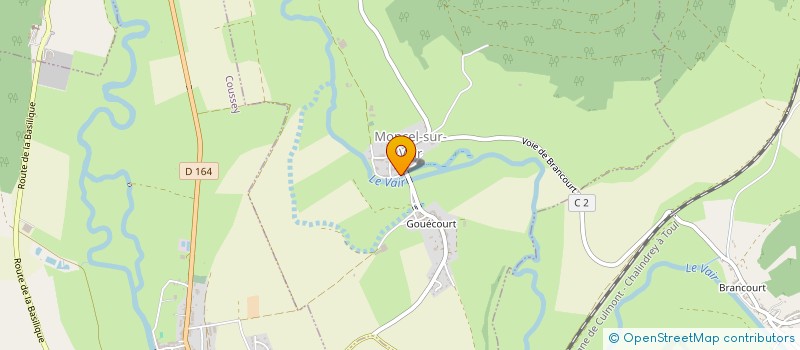 localisation de l'entreprise MADAME ODETTE MESSIN  MONCEL-SUR-VAIR