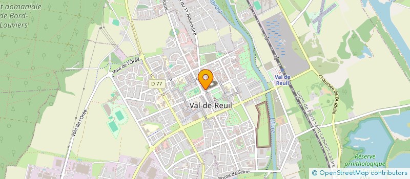 localisation de l'entreprise MADAME ODETTE MOBA à VAL-DE-REUIL