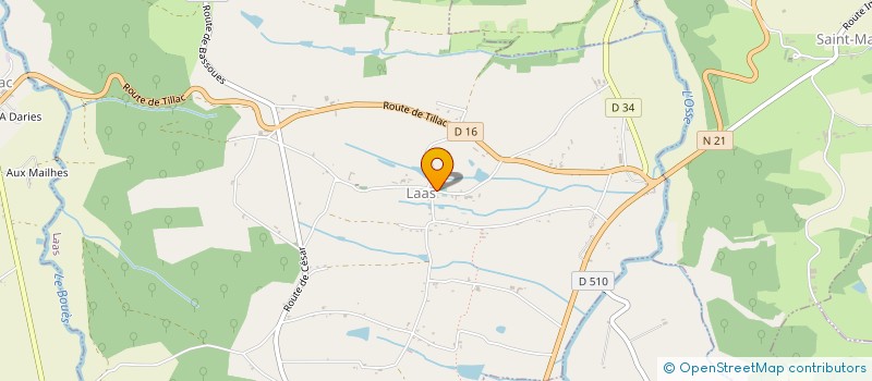 localisation de l'entreprise MADAME ODETTE MONTEGUT  SAINTE-DODE