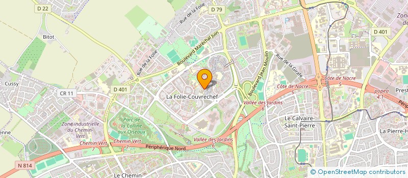 localisation de l'entreprise MADAME ODETTE NIENGE à CAEN