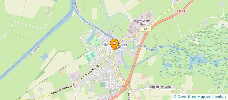 localisation de l'entreprise MADAME ODETTE NIVARD  ISIGNY-SUR-MER