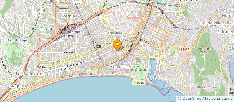 localisation de l'entreprise MADAME ODETTE OLIVA à NICE