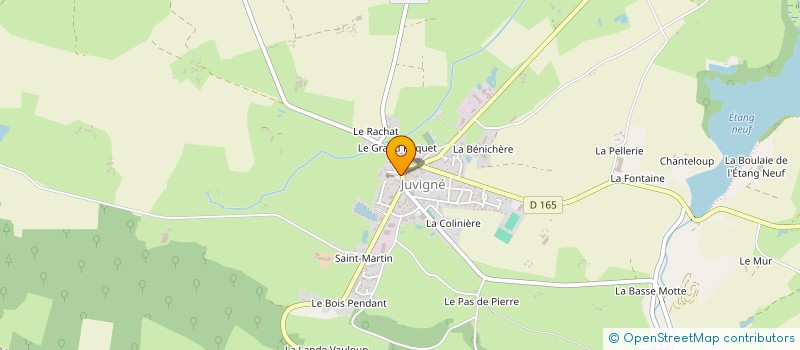 localisation de l'entreprise MADAME ODETTE ORY  JUVIGNE