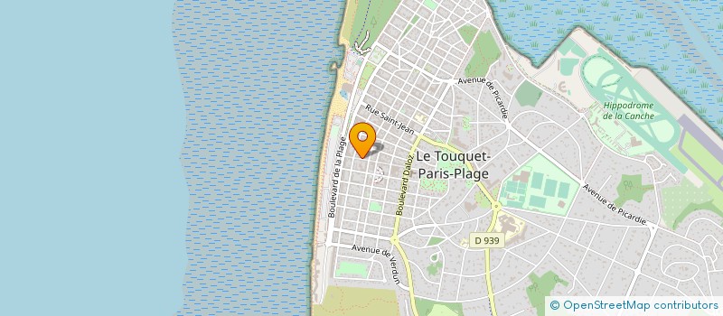 localisation de l'entreprise MADAME ODETTE PENNEQUIN à LE TOUQUET-PARIS-PLAGE