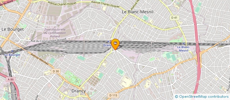 localisation de l'entreprise MADAME ODETTE PERSONNE  DRANCY