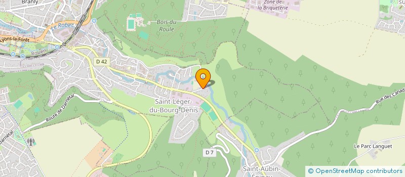 localisation de l'entreprise MADAME ODETTE PHILIPPART  SAINT-LEGER-DU-BOURG-DENIS