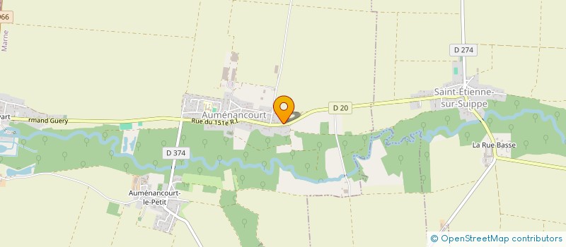 localisation de l'entreprise MADAME ODETTE PHILIPPOTEAU  AUMENANCOURT