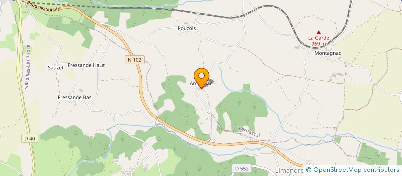 localisation de l'entreprise MADAME ODETTE PIGEON  VERNASSAL