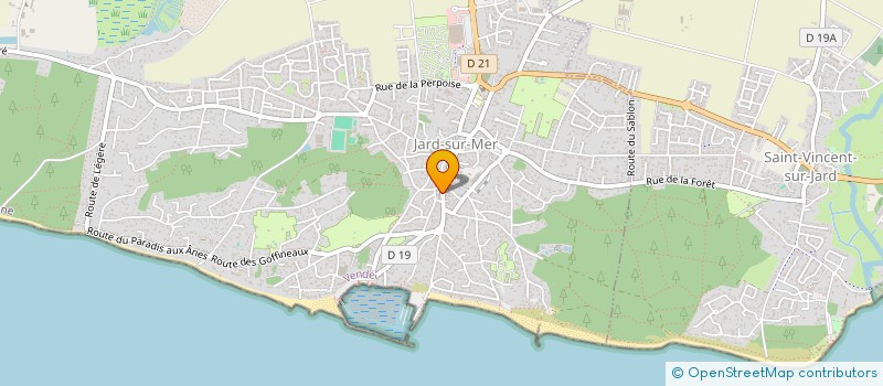 localisation de l'entreprise MADAME ODETTE PIOU à JARD-SUR-MER