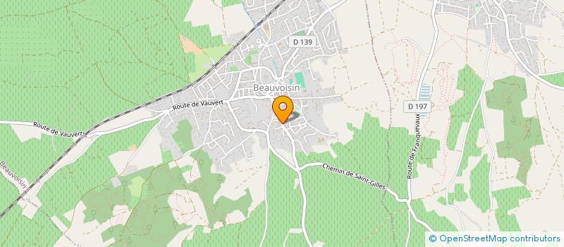 localisation de l'entreprise MADAME ODETTE POLI  BEAUVOISIN