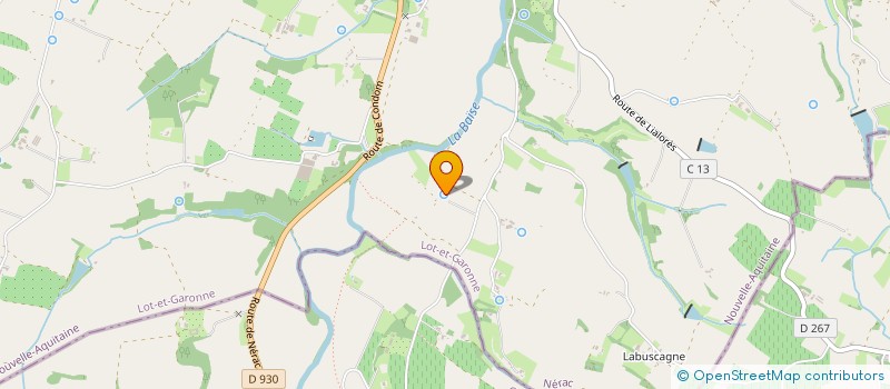 localisation de l'entreprise MADAME ODETTE POMEL  MONCRABEAU