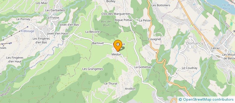 localisation de l'entreprise MADAME ODETTE PORRET à COMBLOUX
