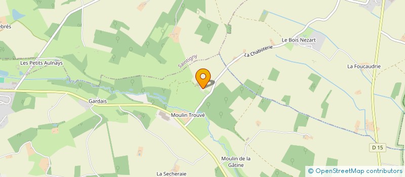 localisation de l'entreprise MADAME ODETTE POTTIER à THIRON