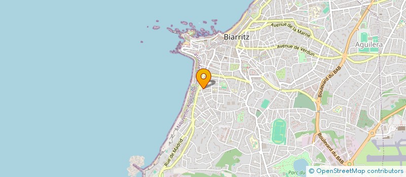 localisation de l'entreprise MADAME ODETTE POUGEL à BIARRITZ