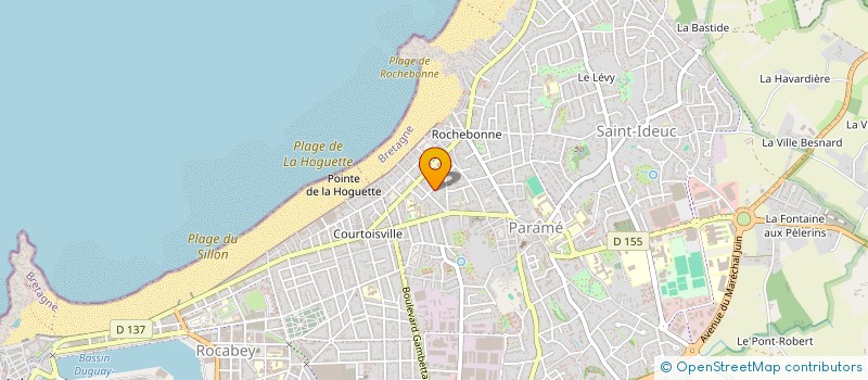 localisation de l'entreprise MADAME ODETTE POURCHASSE à SAINT-MALO