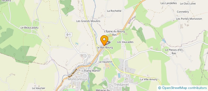 localisation de l'entreprise MADAME ODETTE QUEMART  BREHAND