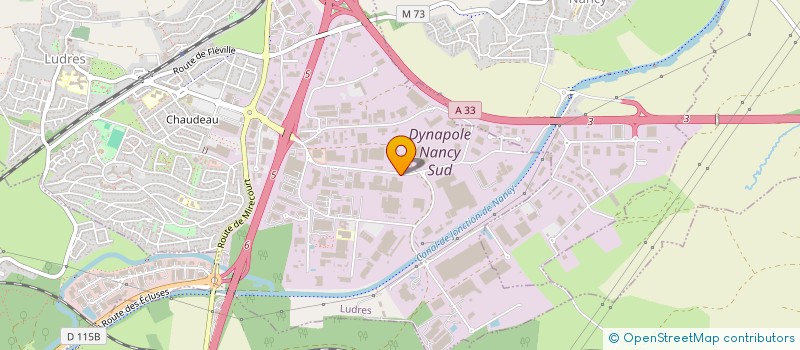 localisation de l'entreprise MADAME ODETTE QUINOT  LUDRES