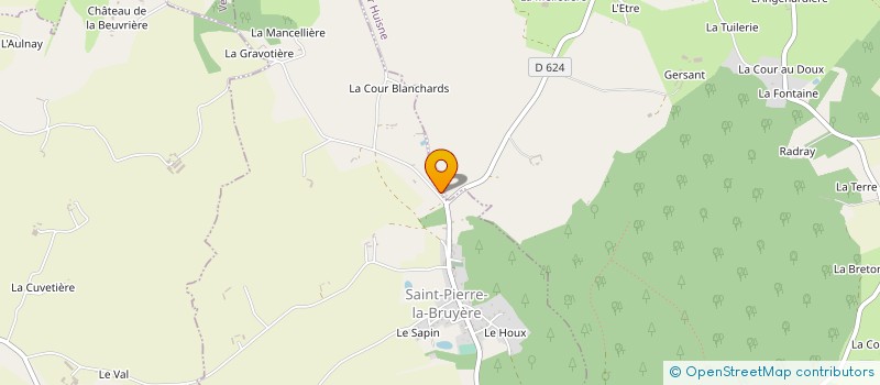 localisation de l'entreprise MADAME ODETTE RAGUENEAU à COUR-MAUGIS SUR HUISNE