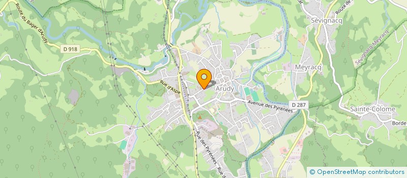 localisation de l'entreprise MADAME ODETTE RAGUENET  ARUDY