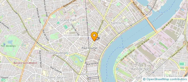 localisation de l'entreprise MADAME ODETTE RAMBAUD  BORDEAUX