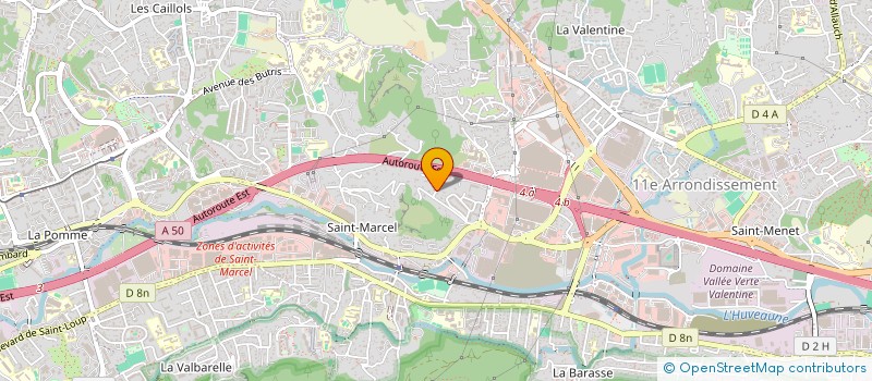 localisation de l'entreprise MADAME ODETTE REZZONICO à MARSEILLE