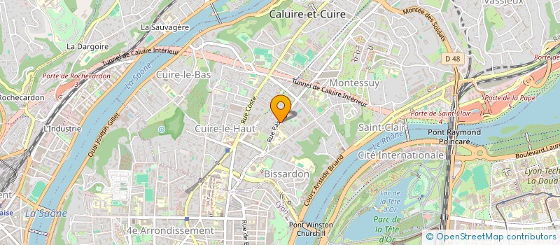 localisation de l'entreprise MADAME ODETTE RIBAUD  CALUIRE-ET-CUIRE