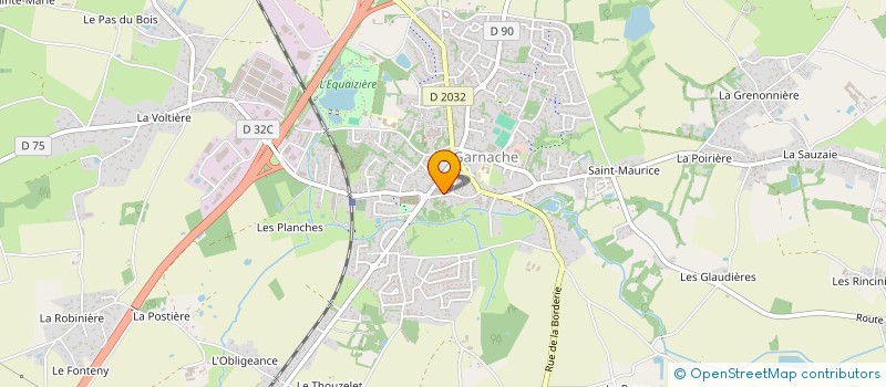 localisation de l'entreprise MADAME ODETTE ROUSSEAU à LA GARNACHE