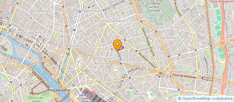 localisation de l'entreprise MADAME ODETTE SABRIE à PARIS