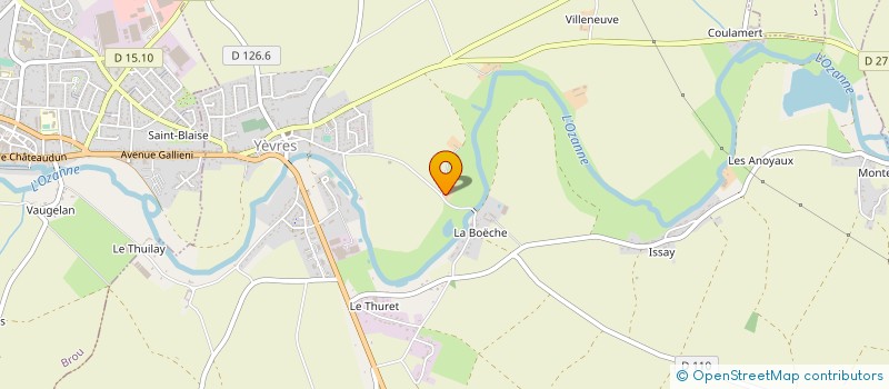 localisation de l'entreprise MADAME ODETTE SAISON à YEVRES