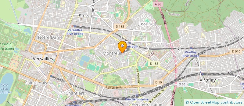 localisation de l'entreprise MADAME ODETTE SCHENTOWSKI à VERSAILLES