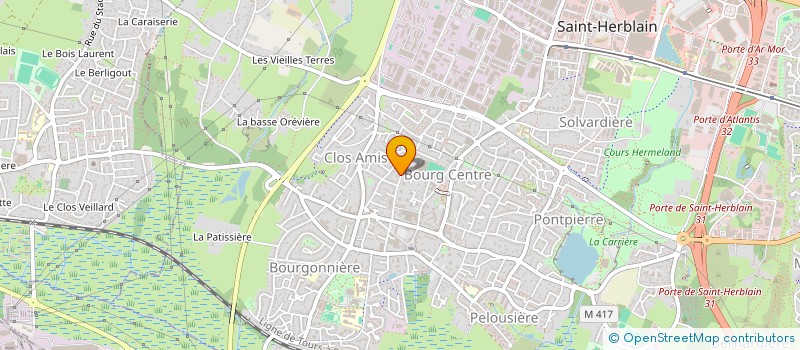 localisation de l'entreprise MADAME ODETTE SEVENO  ST-HERBLAIN