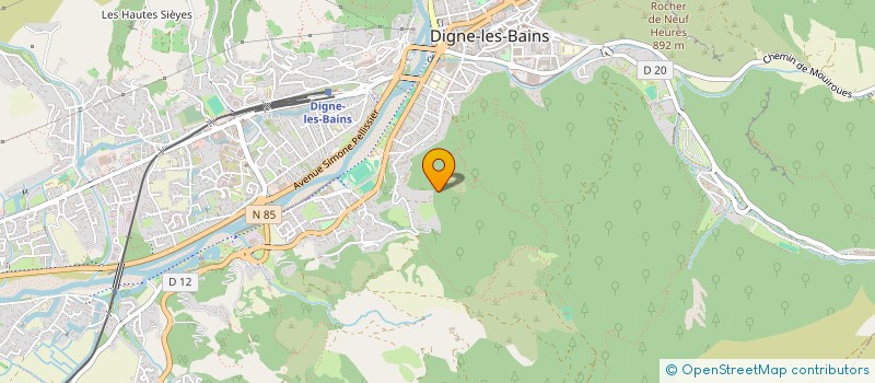 localisation de l'entreprise MADAME ODETTE SIMIAN à DIGNE-LES-BAINS