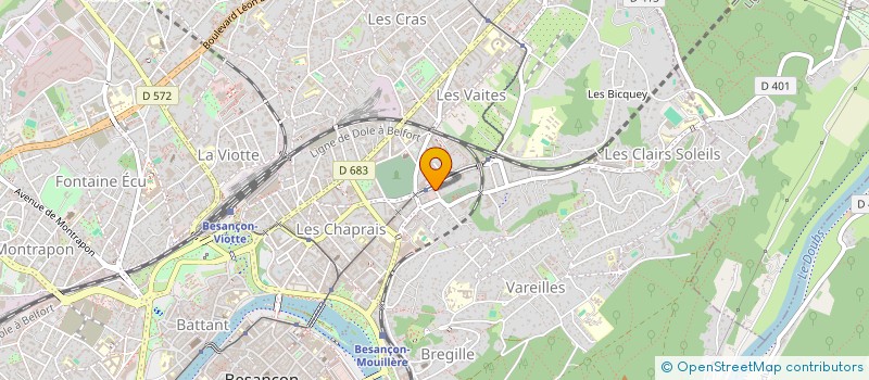 localisation de l'entreprise MADAME ODETTE SIRE à BESANCON